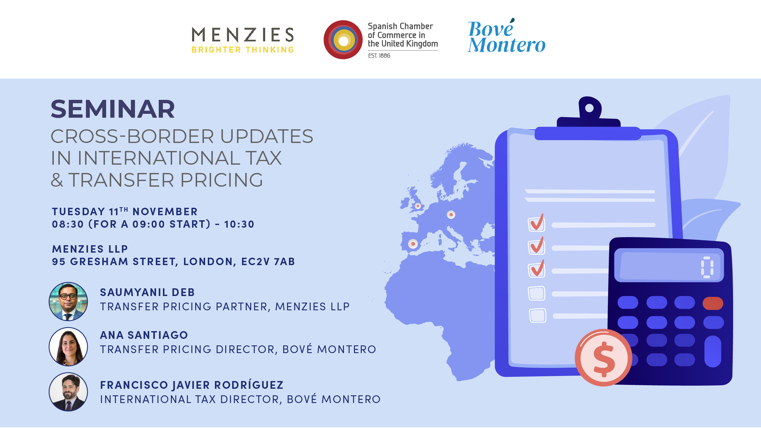 SEMINAR | KEY CROSS-BORDER UPDATES IN INTERNATIONAL TAX AND TRANSFER PRICING